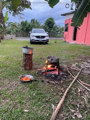 Enceinte de l’hébergement