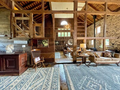 Beautiful Converted Barn with 9 Beds and Baths on 10 Acre Farm in Bucks County