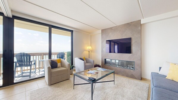 تلفزيون، مدفأة