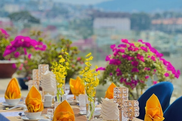 Aussenbereich für Bankette