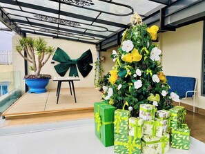 總統套房, 多張床, 城市景 | 露台/庭院