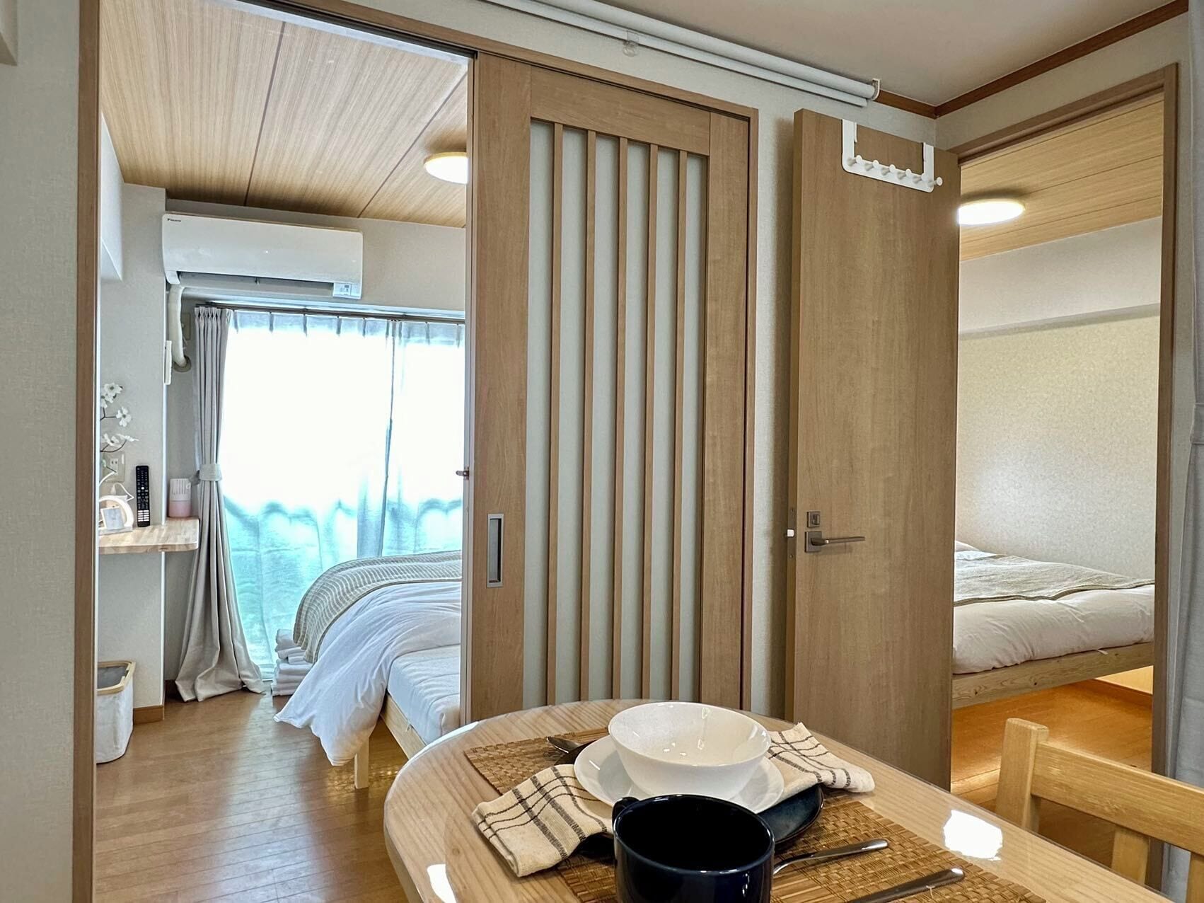 2 soverom, strykejern/-brett, wi-fi (inkludert) og sengetøy