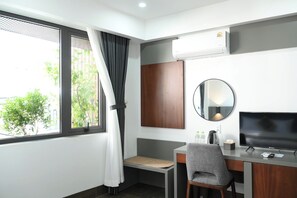 Kamar Twin Deluks | Kedap suara, Wi-Fi gratis, dan seprai linen