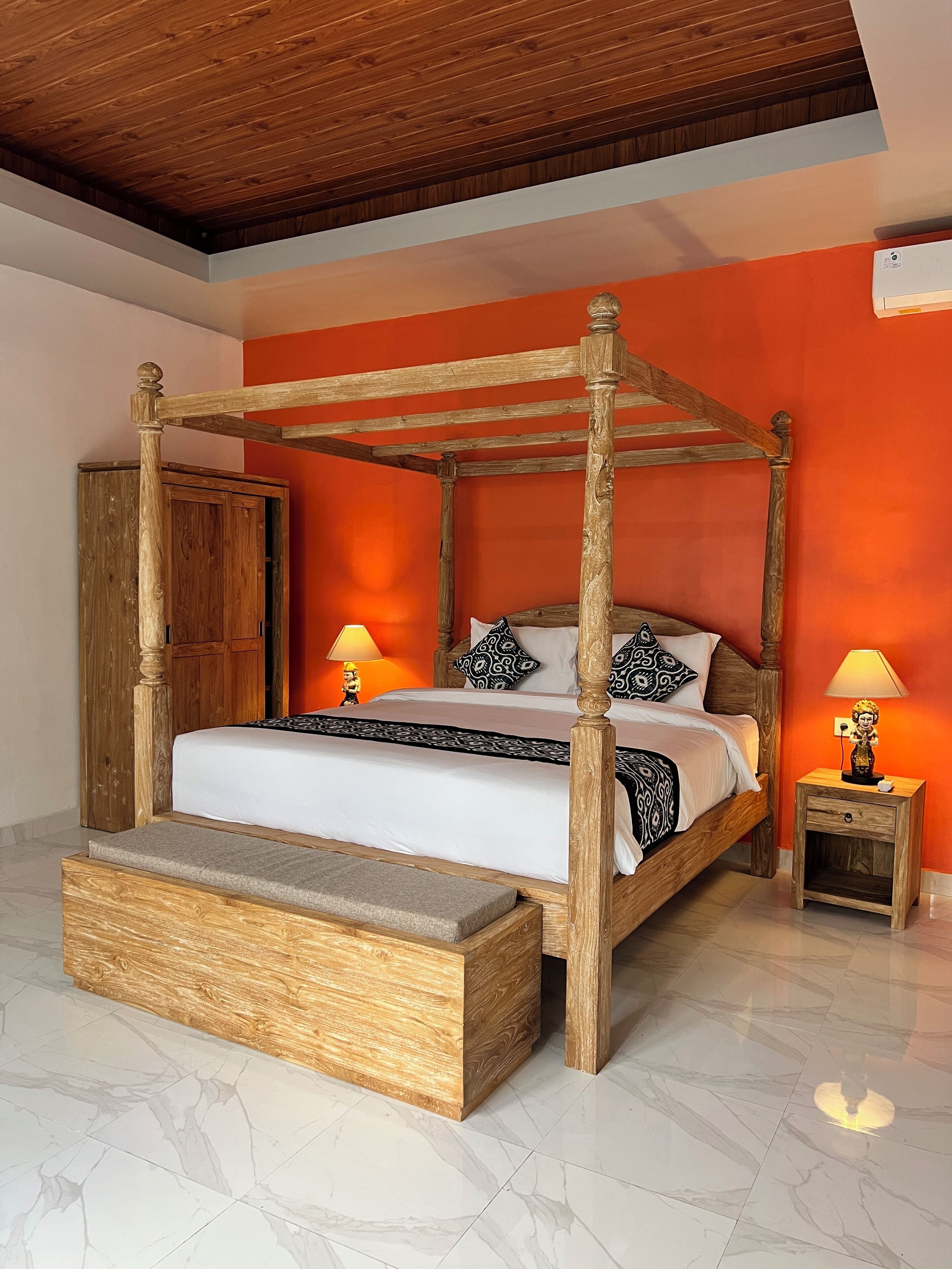 Romantic Suite, Pool View | In-room safe, desk, laptop workspace, blackout curtains