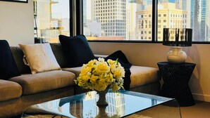 Living area - Experda  two bedroom Corporate Suites (Melbourne)