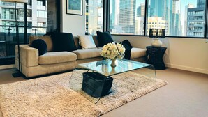 Living area - Experda  two bedroom Corporate Suites (Melbourne)