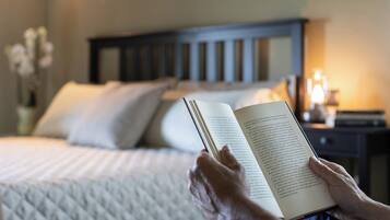 Blackout curtains, free WiFi, bed sheets