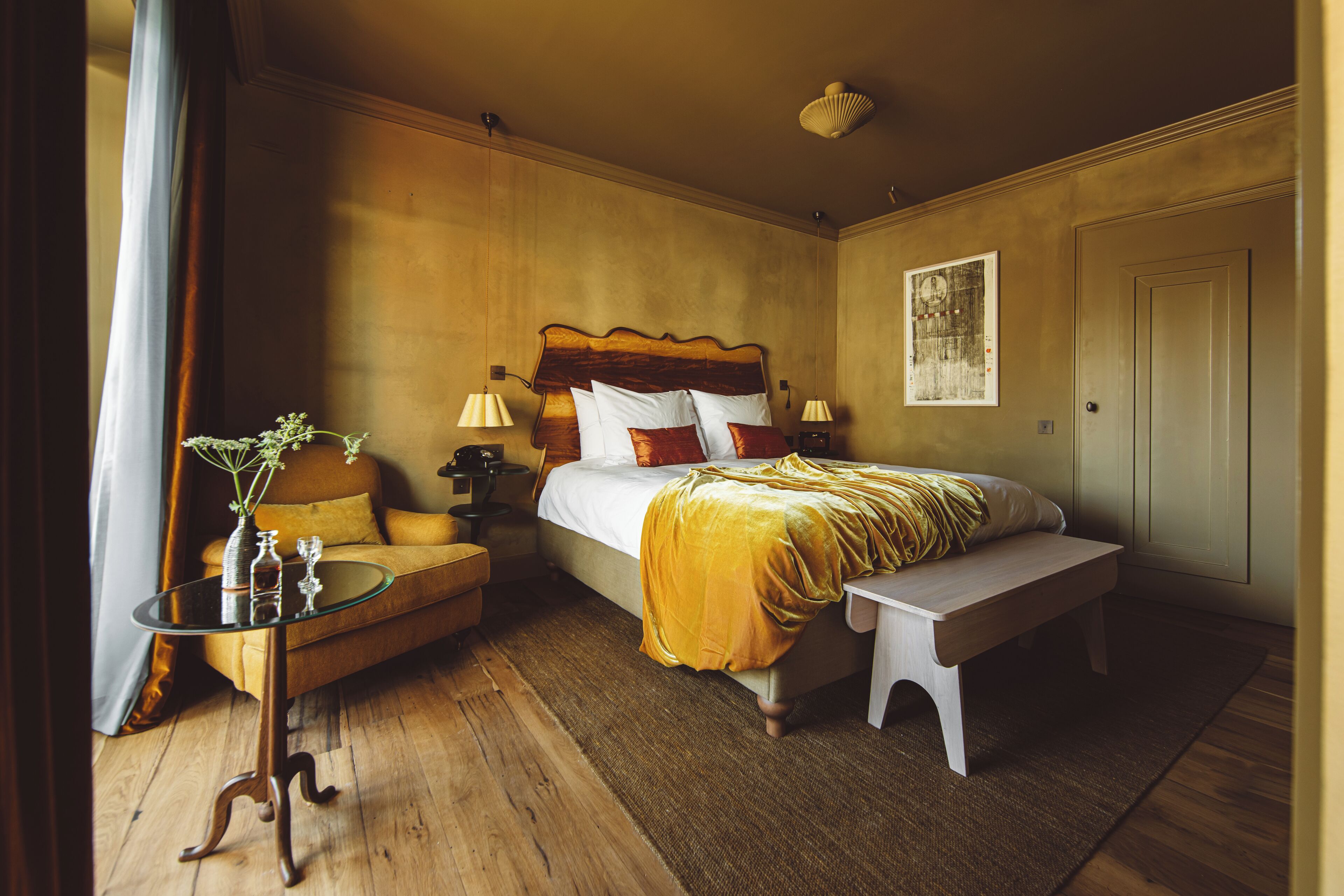 Kamer (Garden - De Hof) | Luxe beddengoed, donzen dekbedden, pillowtop-bedden, een minibar