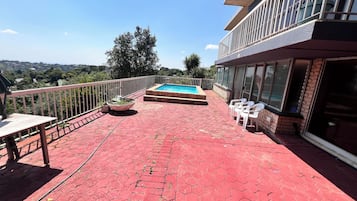 Habitació, 1 dormitori, balcó, vistes al jardí | Terrassa o pati