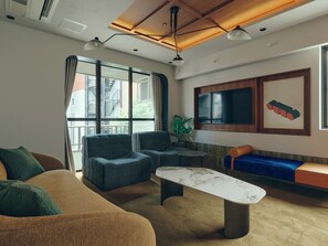 Superior Studio Suite | Living area | 60-inch Smart TV with digital channels, streaming services - illi Surp Shiba-Park (Tokyo)