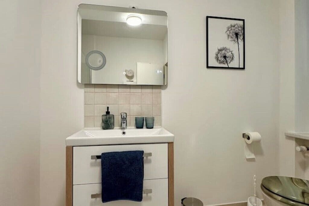 Handtücher, Seife, Toilettenpapier