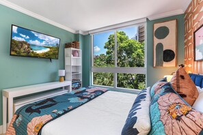1 habitación, tabla de planchar con plancha, wifi gratis y ropa de cama 