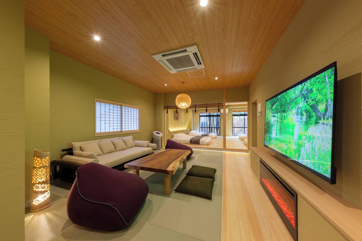 客房 (3F Kin-no-ma) | 2 間臥室、高級寢具、羽絨被、Tempur-Pedic 床墊