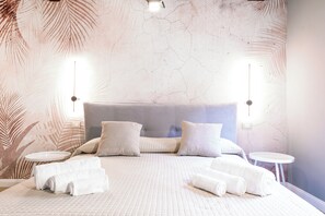 1 Schlafzimmer, Reisekinderbett, kostenloses WLAN, Bettwäsche