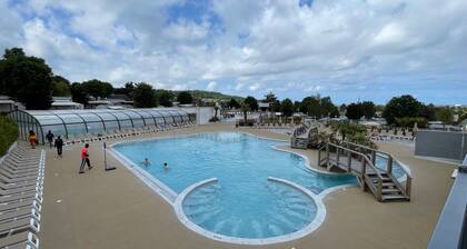 3-bedroom mobile home for 6 people - 5* campsite / 20 minutes walk from the beach
