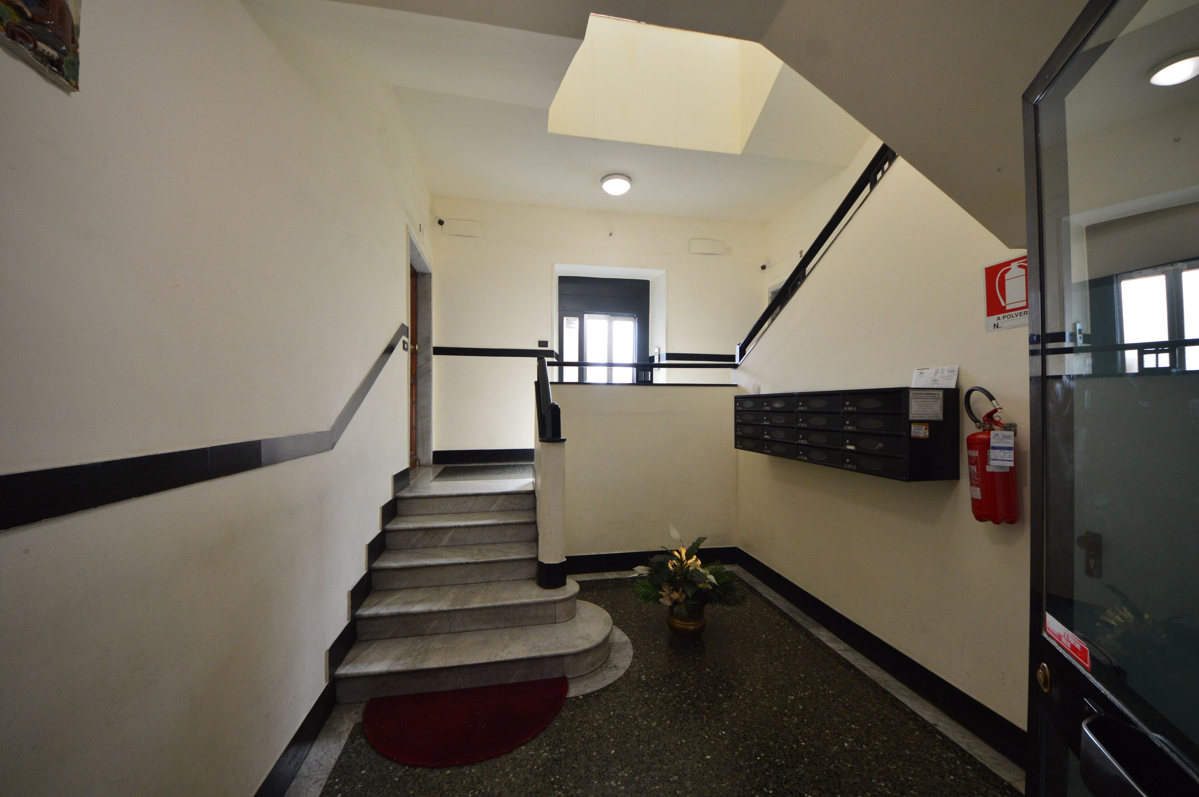 Majoituspaikan sisäänkäynti