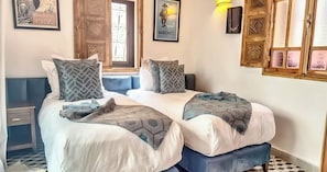Deluxe Quadruple Room, 1 Bedroom | In-room safe, laptop workspace, soundproofing, free WiFi - RIAD LUXE LOCATION - LE GRIZZLY (Marrakech)