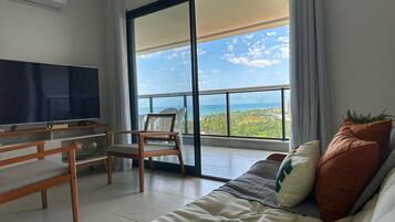 Apartamento elite | Área de estar | TV de tela plana