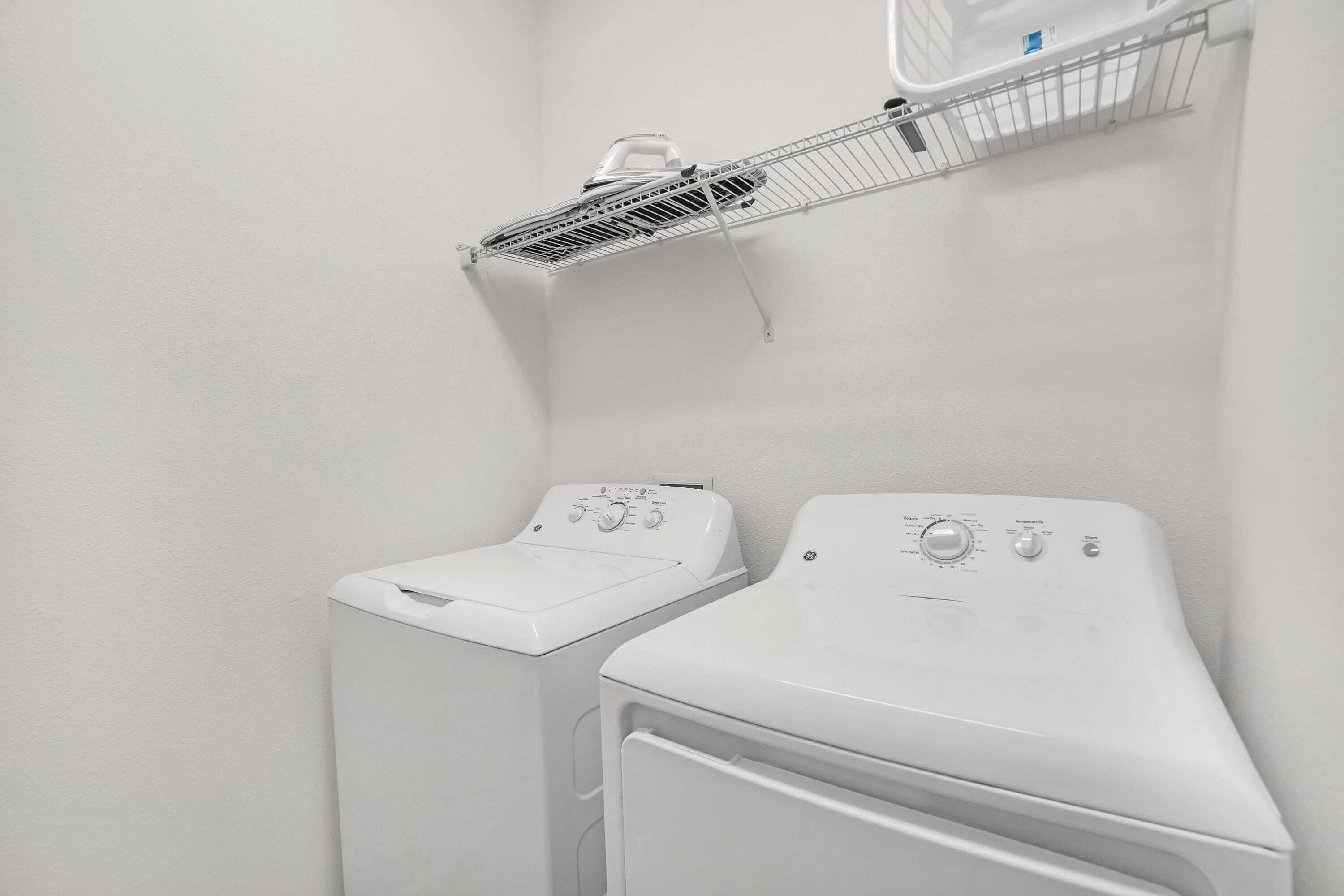 In Suite Laundry Machines