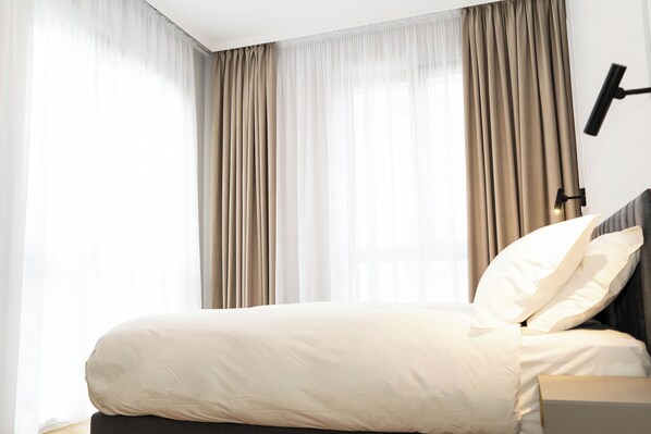 1 bedroom, hypo-allergenic bedding, minibar, soundproofing