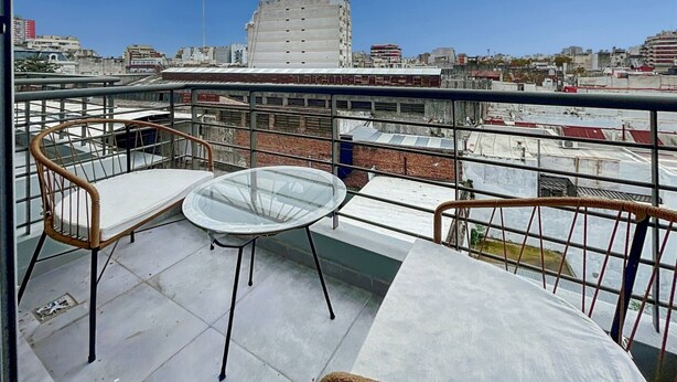 Apartment, 1 Bedroom, Accessible, Smoking | Balcony - Cozy Studio in San Cristóbal Comfort and Perfect Location (Buenos Aires)