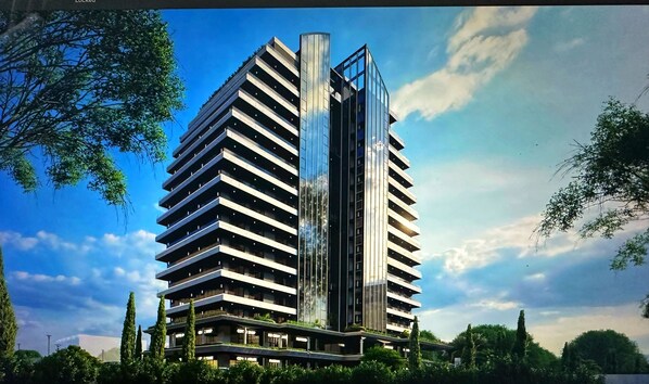 Exterior - Luxury 1BR apartment with Airport View and Infinity pool on rooftop. (Accra)