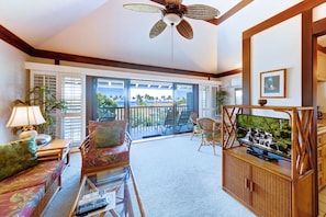 Living area - Kiahuna Plantation Resort Partial Ocean 1 Bedroom (Koloa)