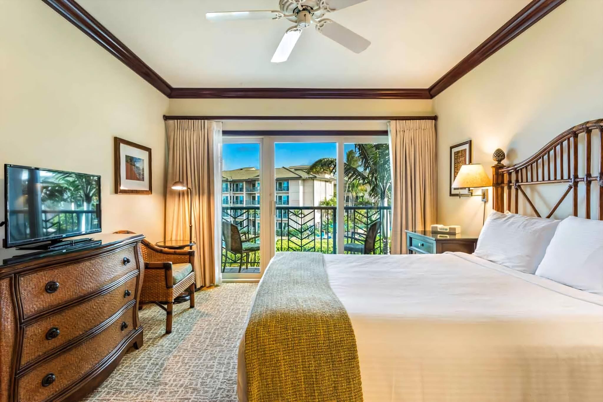 2 bedrooms, in-room safe, iron/ironing board, WiFi