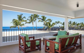 Terrace/patio - Royal Sea Cliff Kona Ocean View 2 Bedroom 2 Bath (Kailua Kona)