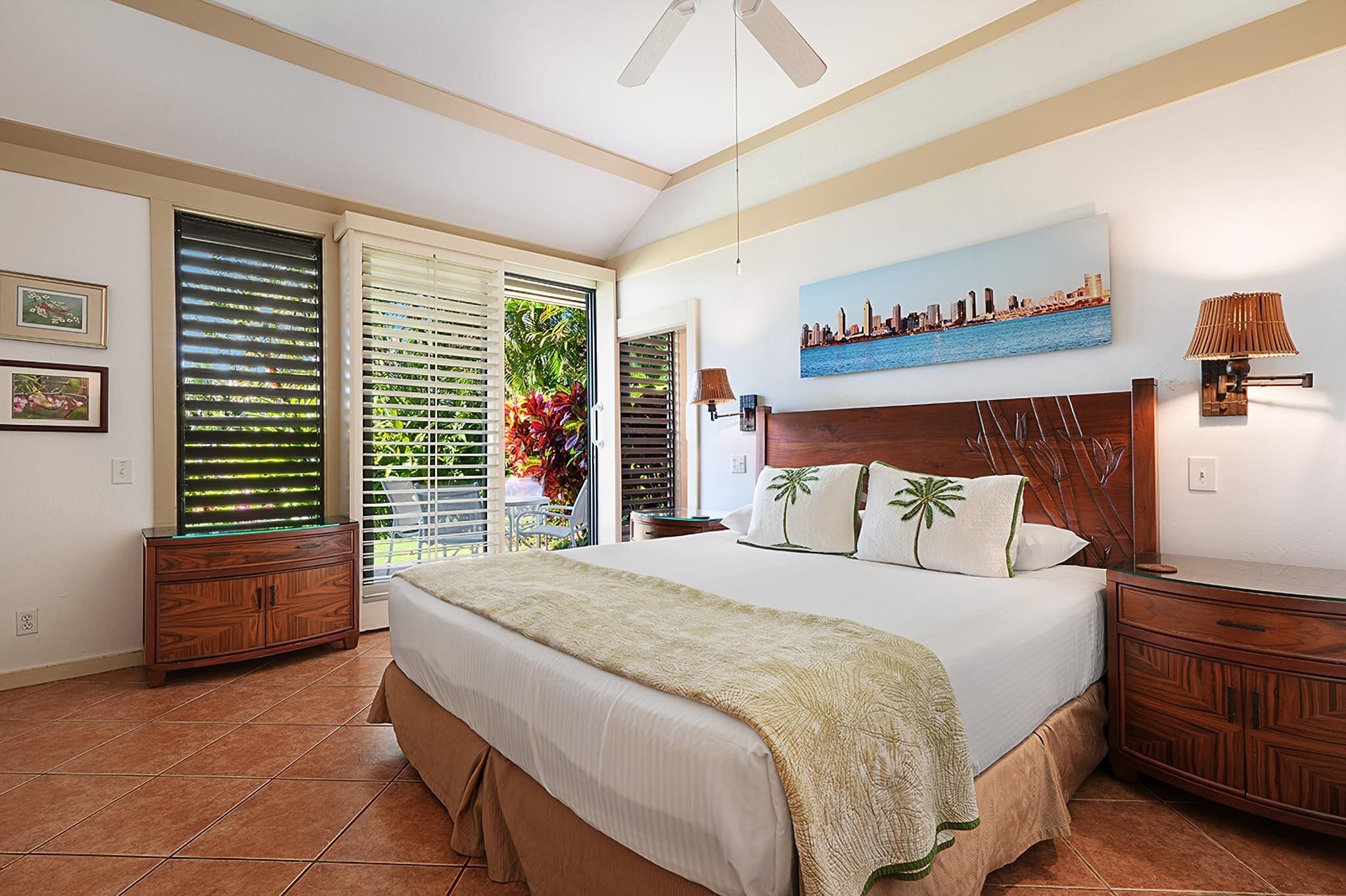 2 bedrooms, in-room safe, iron/ironing board, WiFi