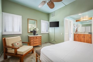 2 bedrooms, in-room safe, iron/ironing board, WiFi