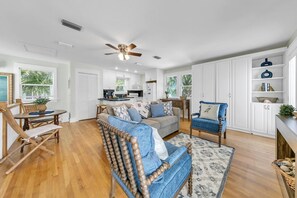 House, Multiple Beds (Relax Awhile - Carriage House) | Living area | TV - Relax Awhile - Carriage House (Panama City Beach)