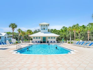 Hus - flera sängar (Relax Awhile - Carriage House) | Pool | Utomhuspool och uppvärmd pool