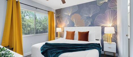 2 chambres, fer et planche à repasser, lit parapluie, Wi-Fi gratuit