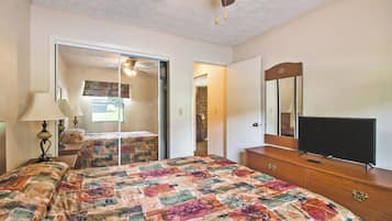2 bedrooms, bed sheets