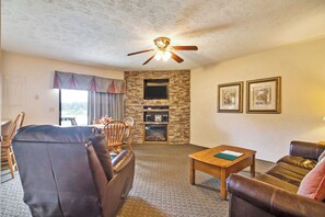 TV, peis og bordtennis