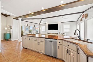 House, Multiple Beds (Dolphin Overlook) | Private kitchen | Oven, toaster - Dolphin Overlook (Santa Rosa Beach)