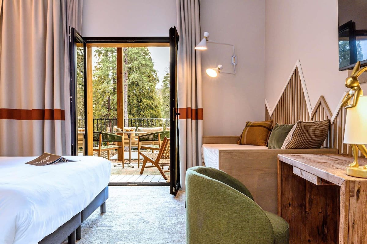 Deluxe Room, Multiple Beds, Terrace, Mountain View | Minibar, in-room safe, soundproofing, free WiFi