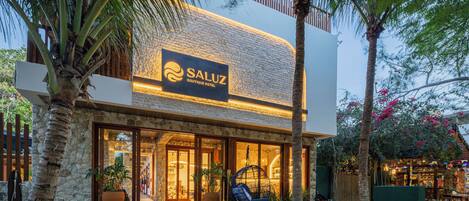 Voorkant van accommodatie