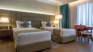 Superior Double or Twin Room, City View | Premium bedding, down duvets, in-room safe, blackout curtains