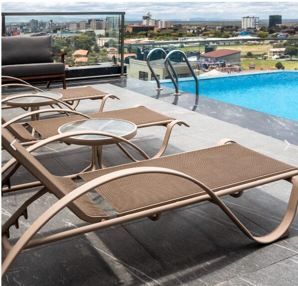 Rooftop pool