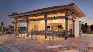 Outdoor dining - Special Offer! Lake View with Private Pool, SPA, Family-Friendly 489OC (Kissimmee)