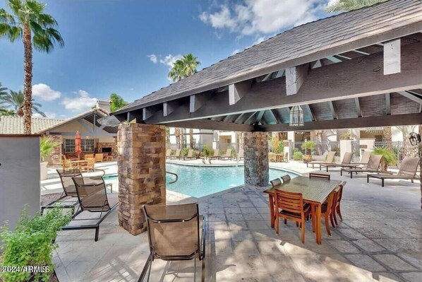 Outdoor pool, a heated pool - Resort Living in Beautiful Scottsdale! Updated Decor-Perfect Central Location! (Scottsdale)