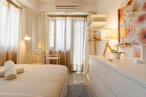 2 عدّة غرف نوم ومكواة/لوح كي وواي فاي مجانًا وملاءات أسرّة