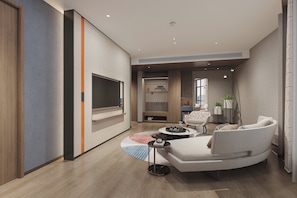 Skrivebord, skrivebord for bærbar PC og blendingsgardiner