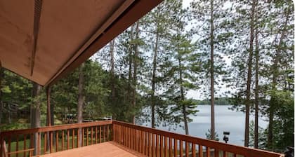 Unique Waterfront Cabin In Tomahawk - 5 bedrooms available