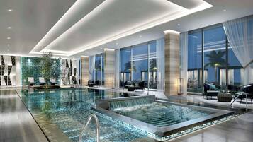 Indoor pool, outdoor pool