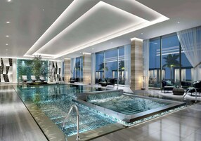 Indoor pool, outdoor pool