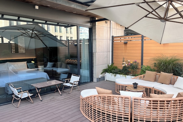 Premium Room, 1 King Bed, Terrace | Terrace/patio