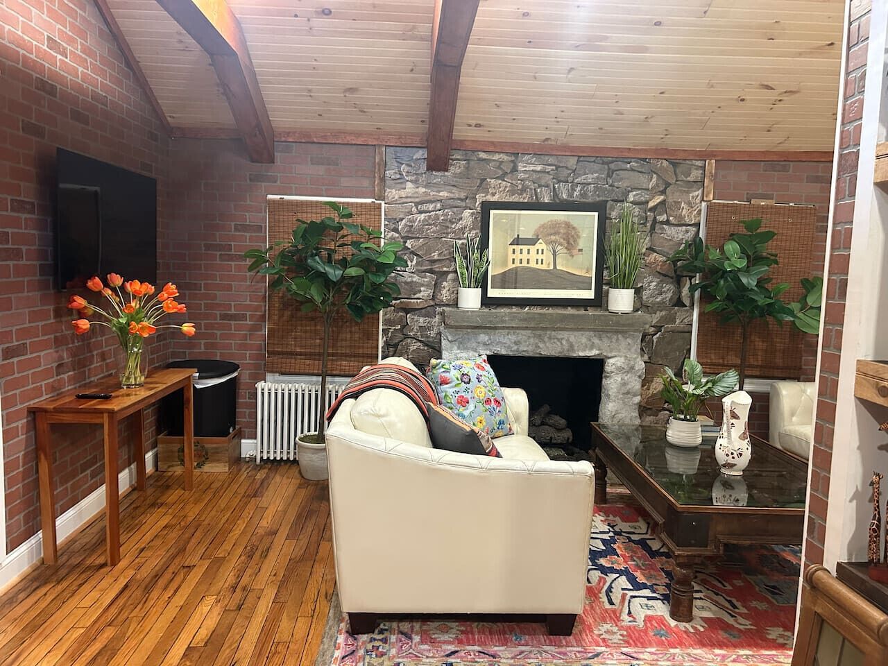 智能电视、壁炉